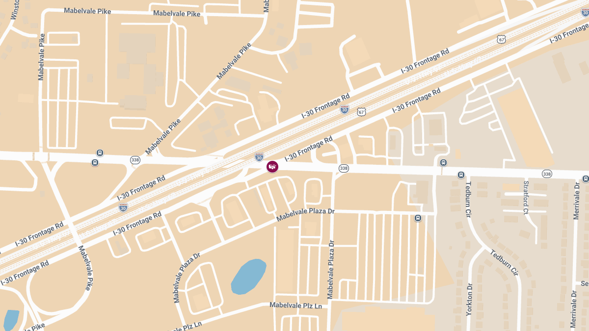 Injury Crash at Frontage Rd & Baseline Rd