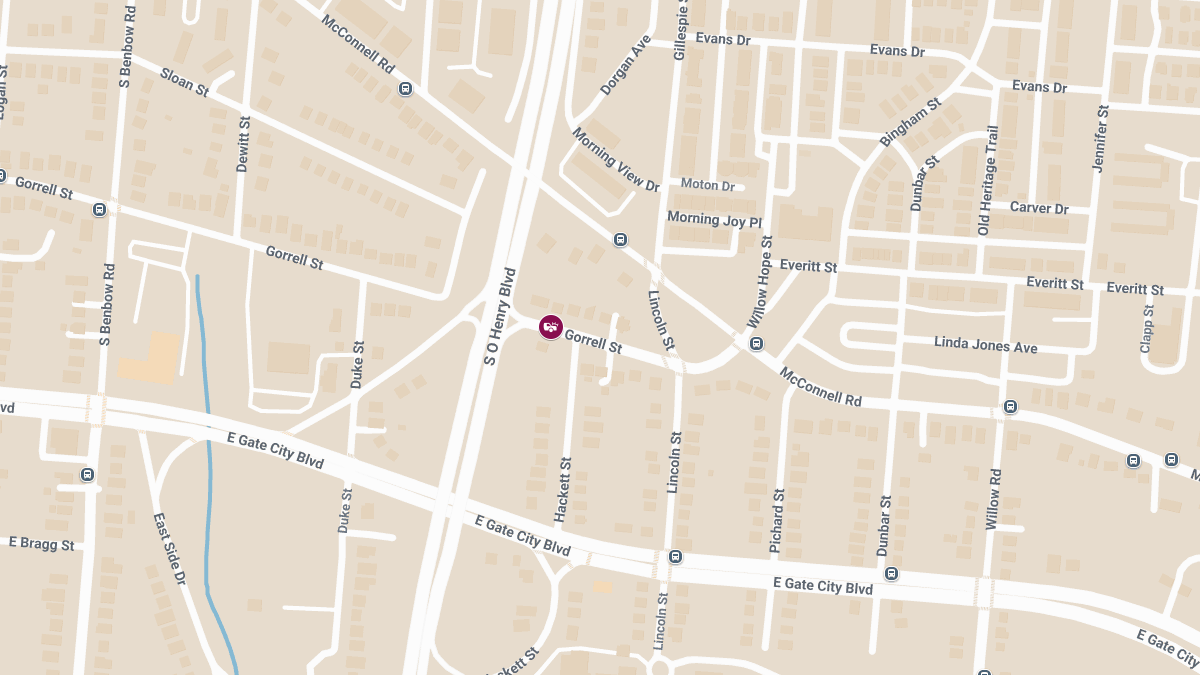 Injury Crash at Gorrell St & Hackett St
