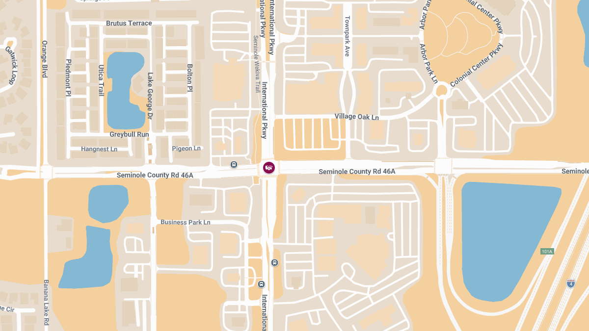 Injury Crash at H E Thomas Jr Pkwy and International Pkwy