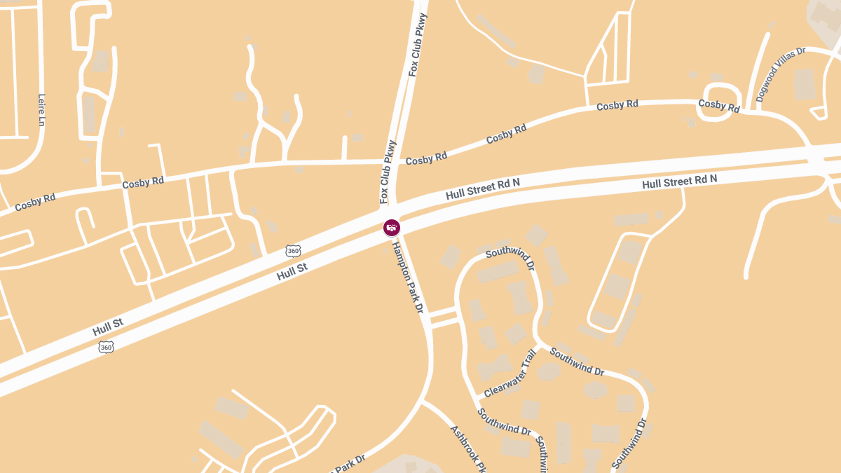 Injury Crash at Hull Street Rd & Hampton Park Dr