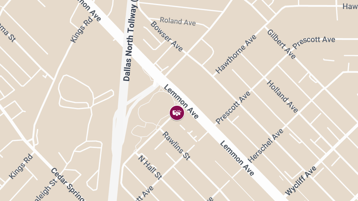 Injury Crash at Lemmon Ave & Hawthorne Ave