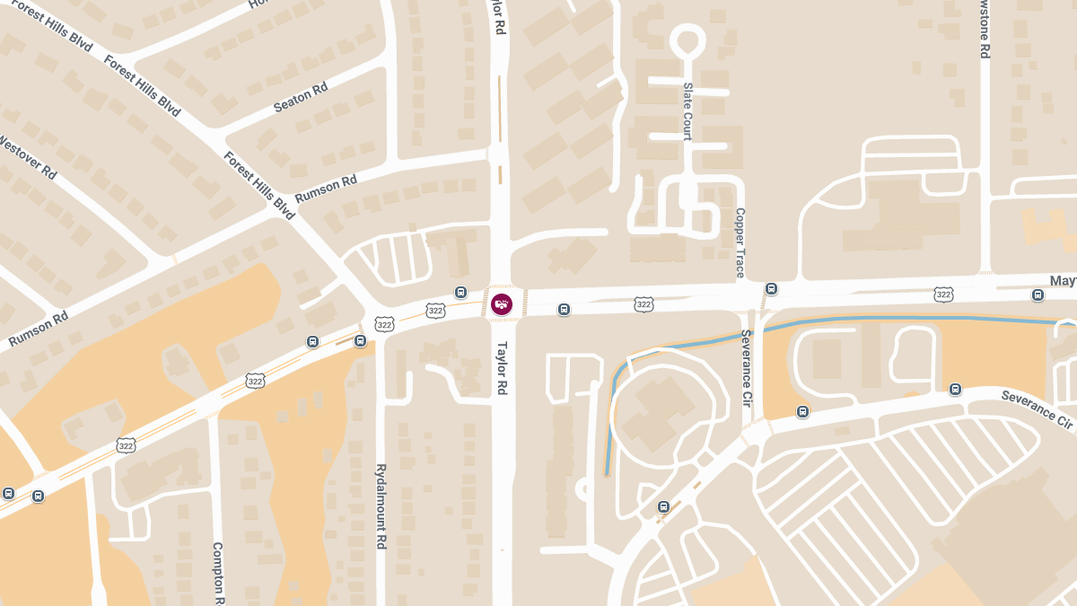 Injury Crash at Mayfield Rd & S Taylor Rd