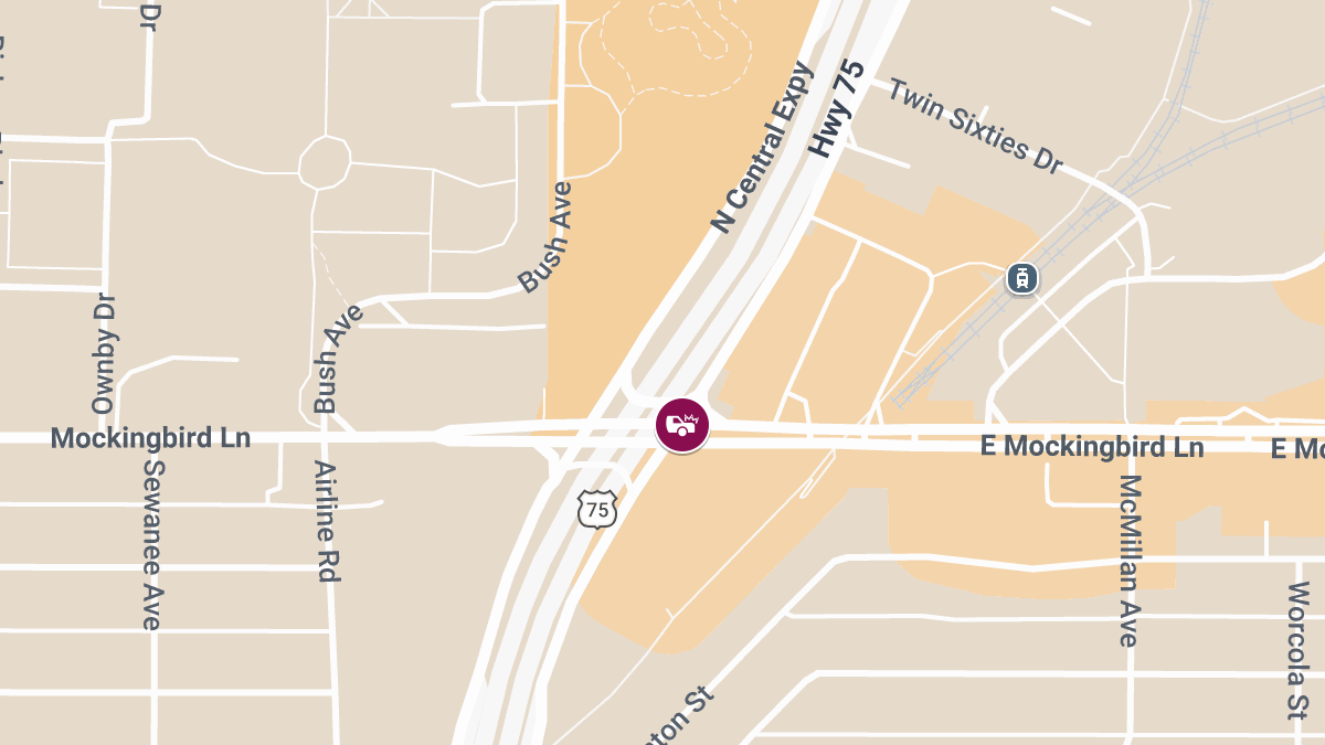 Injury Crash at Mockingbird & Central