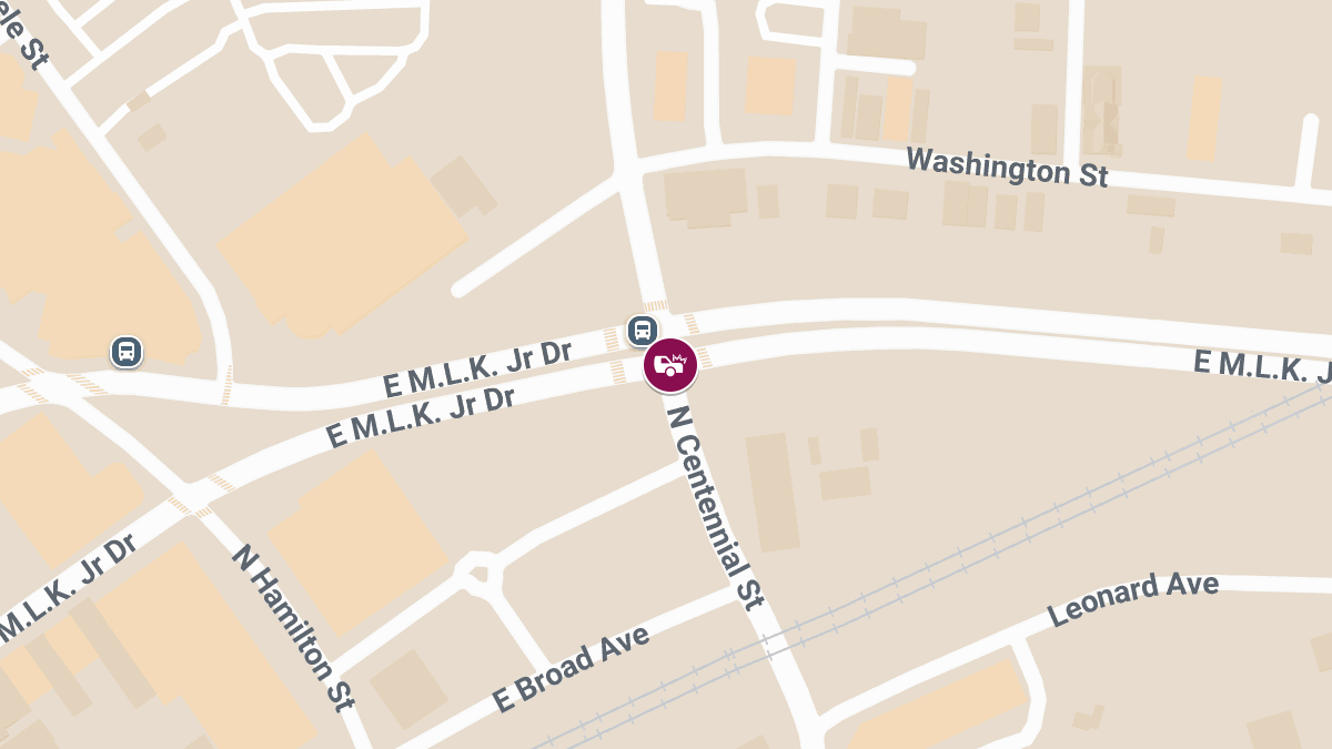Injury Crash at N Centennial St & E MLK Jr Dr