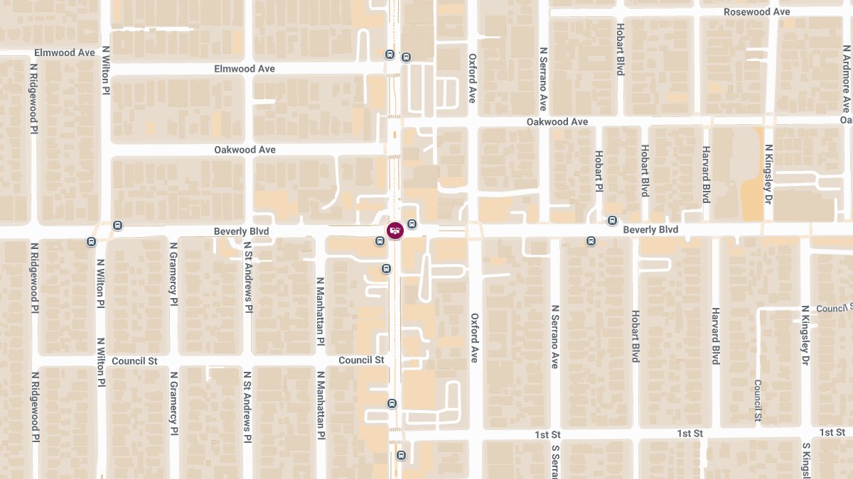 Injury Crash at N Western Ave & Beverly Blvd