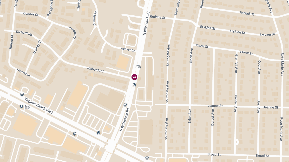 Injury Crash at N Witchduck Rd & Richard Rd