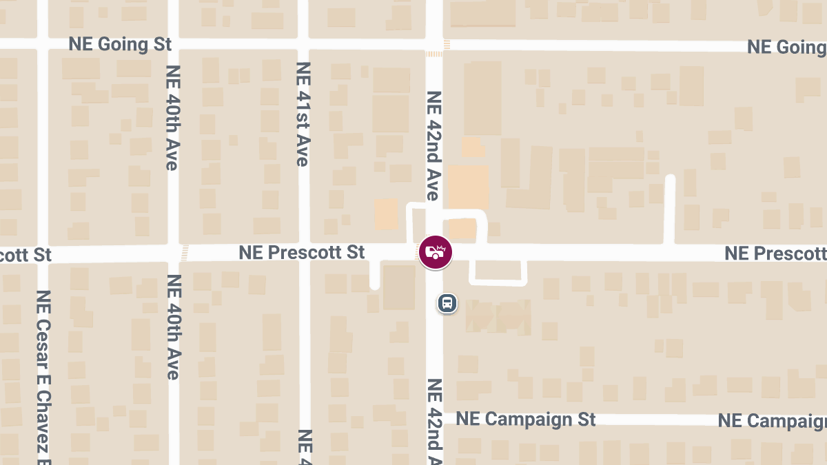 Injury Crash at NE 42nd Ave & NE Prescott St