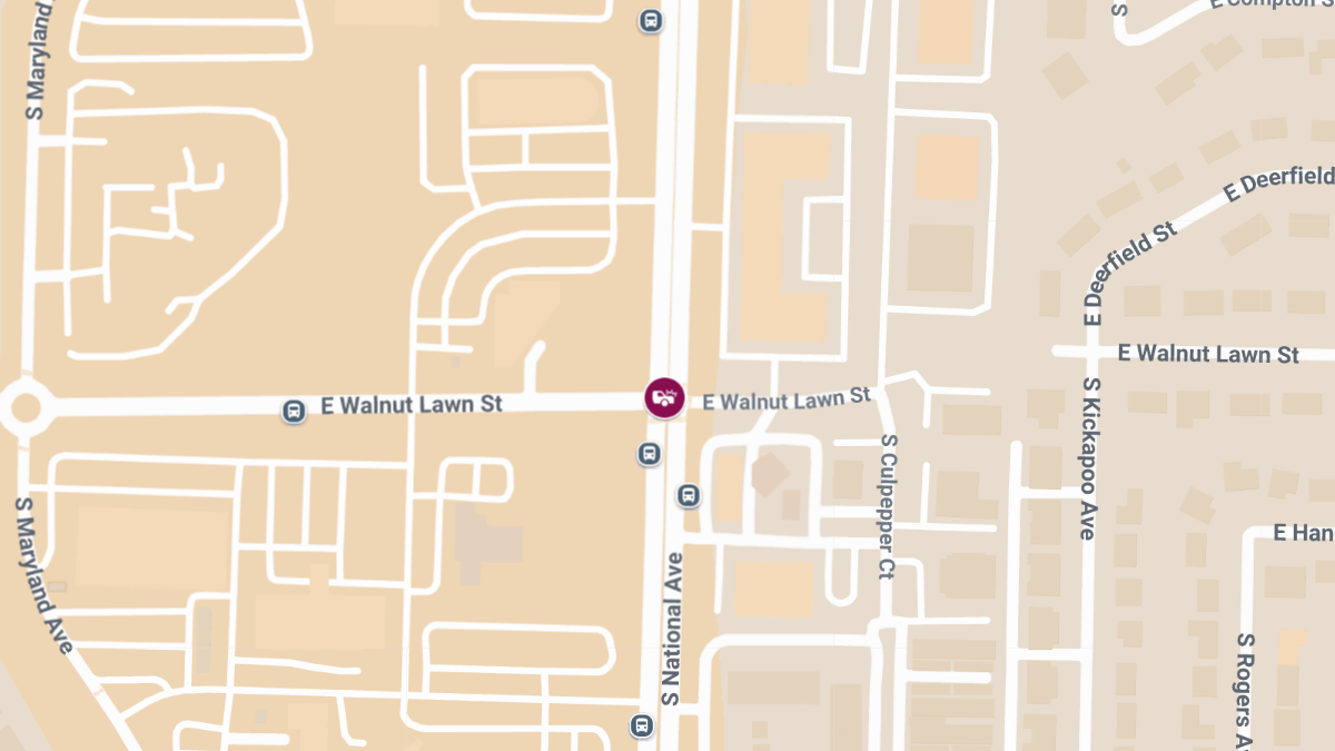 Injury Crash at National Ave & Walnut Lawn St