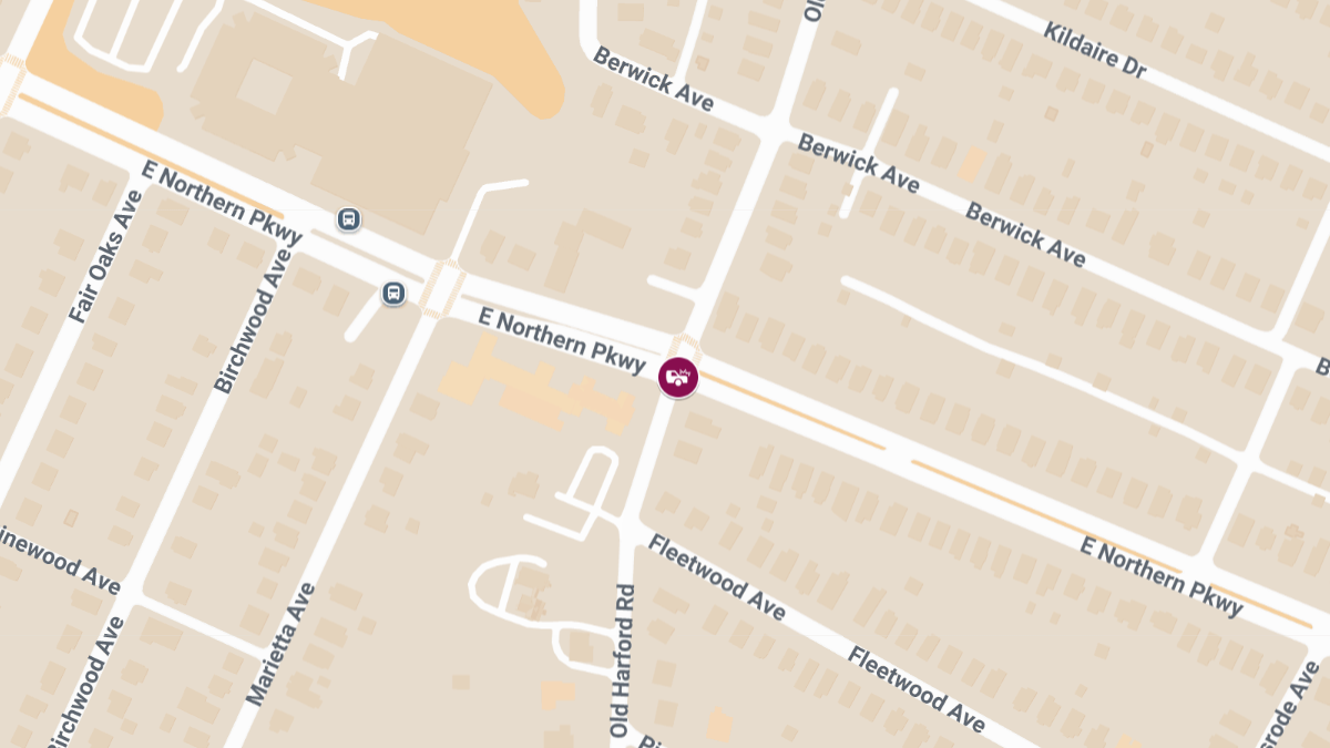 Injury Crash at Northern Pkwy & Old Harford Rd