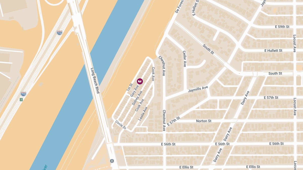 Injury Crash at Orange Grove Ave & Gary Ave