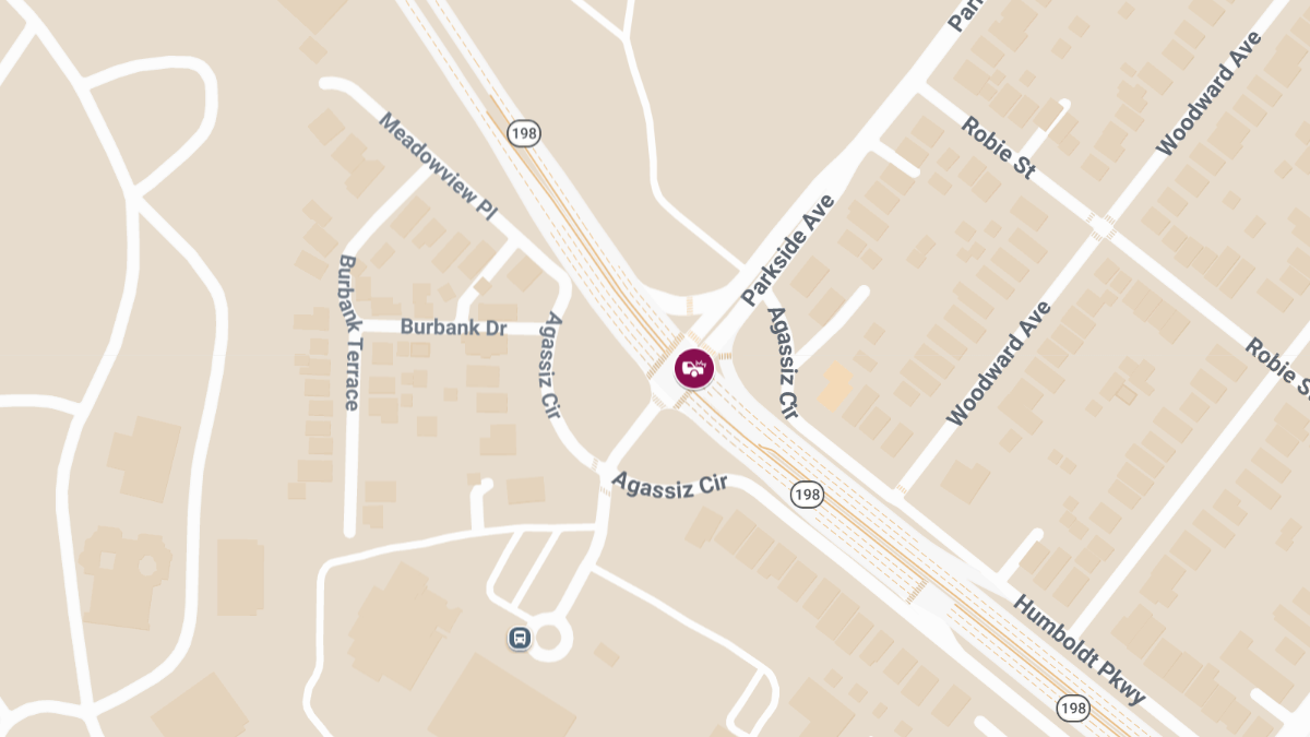 Injury Crash at Parkside Ave & Scajaquada Expy