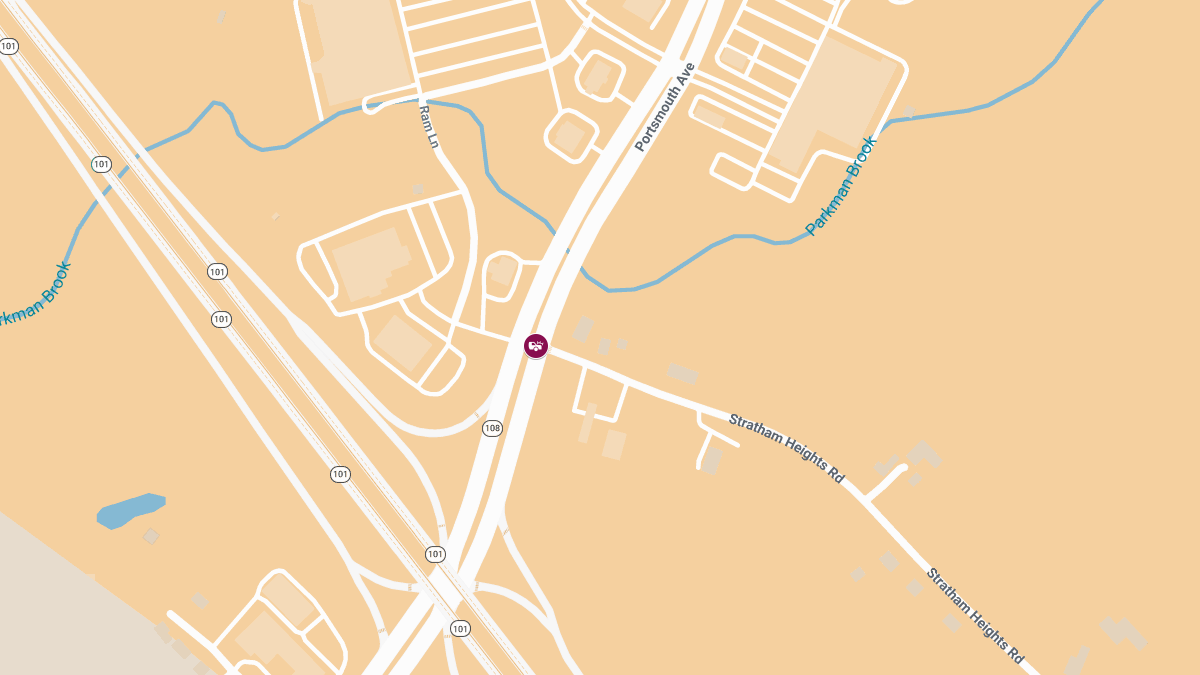 Injury Crash at Rt 108 & Stratham Heights Rd