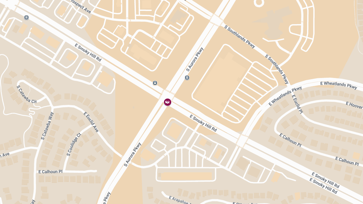 Injury Crash at S Aurora Pkwy & E Smoky Hill Rd