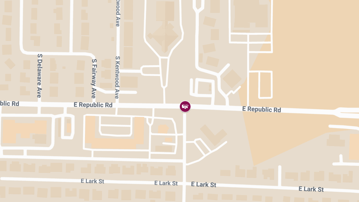Injury Crash at S Charleston Ave & E Republic St