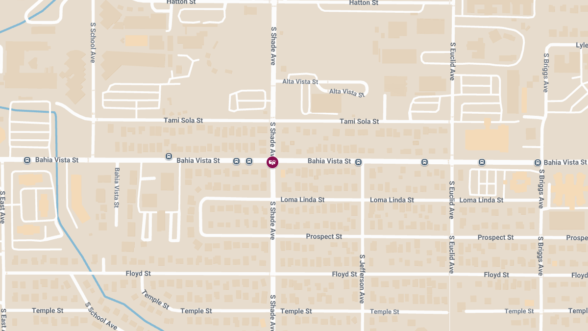 Injury Crash at S Shade Ave & Bahia Vista St