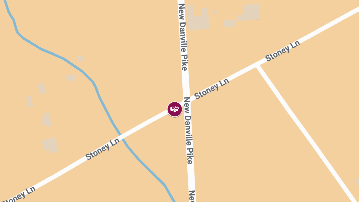 Injury Crash at Stoney Ln and New Danville Pike
