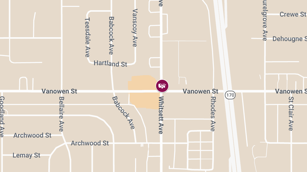 Injury Crash at Vanowen St & Whitsett Ave