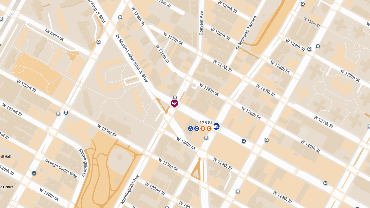 Injury Crash at W 125th St & Morningside Ave