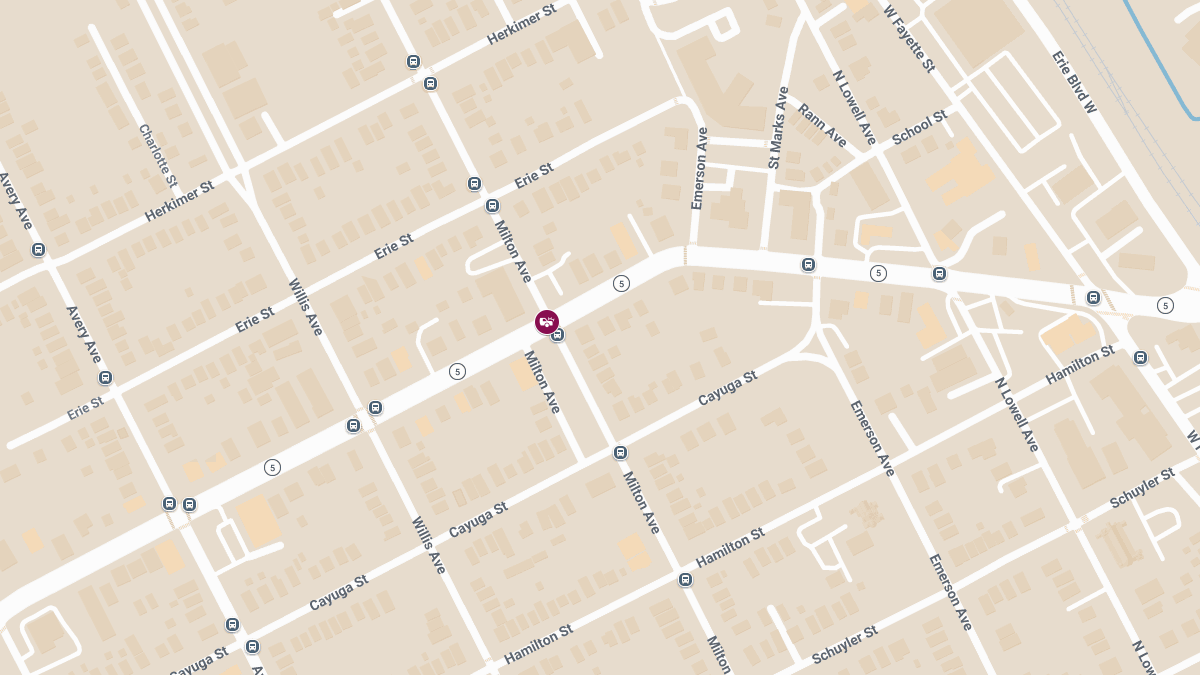 Injury Crash at W Genesee St & Milton Ave