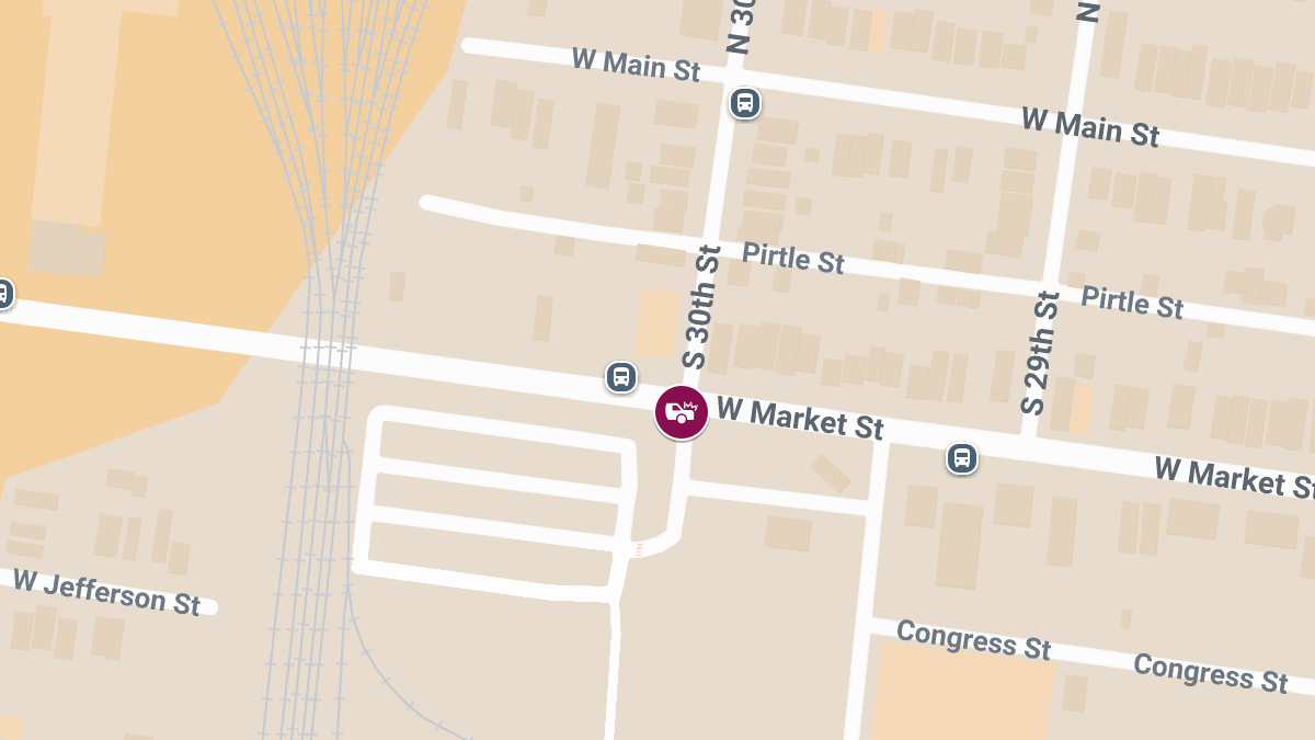 Injury Crash at W Market St and S 30th St