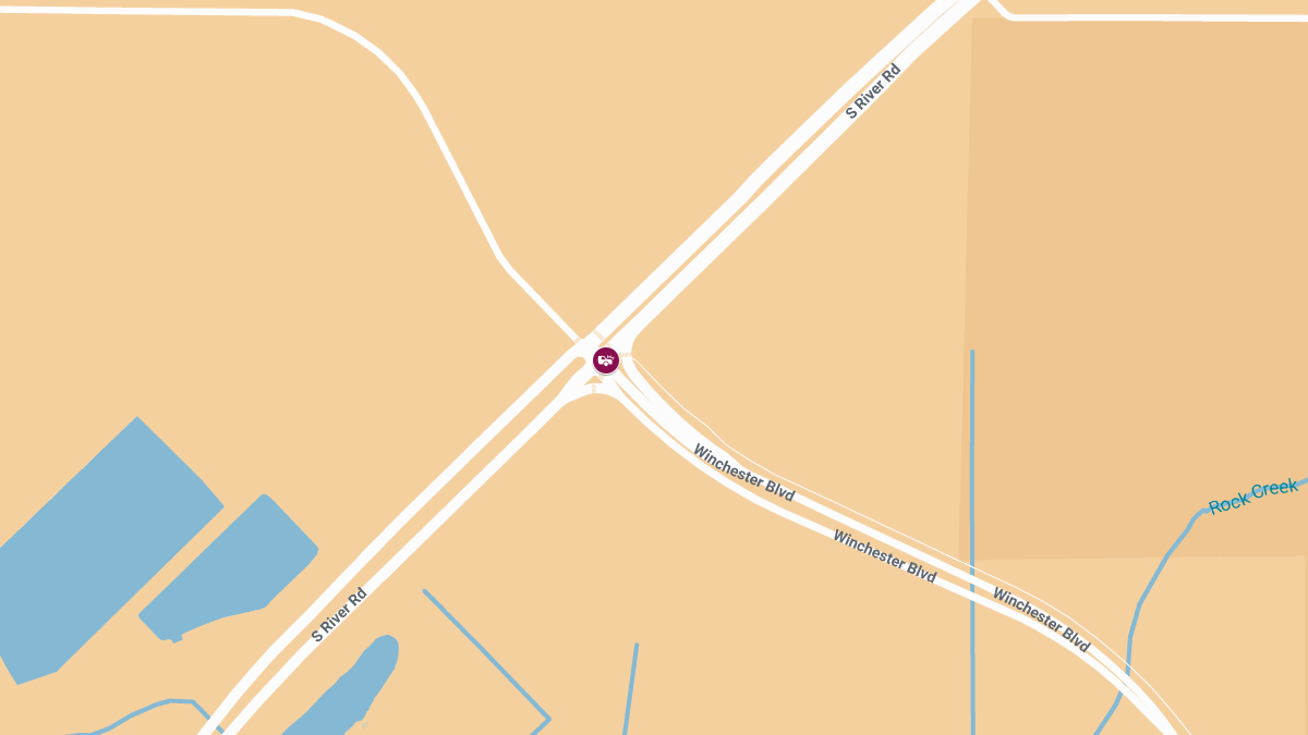 Injury Crash at Winchester Blvd & S River Rd
