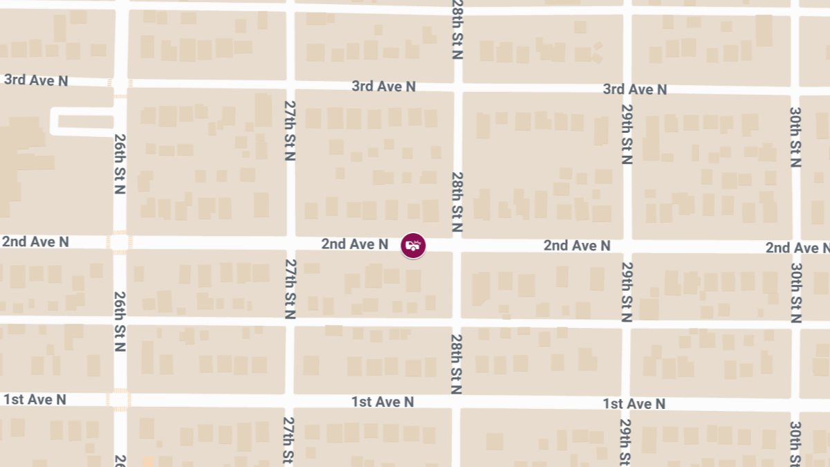 Injury Crash on 2nd Ave N