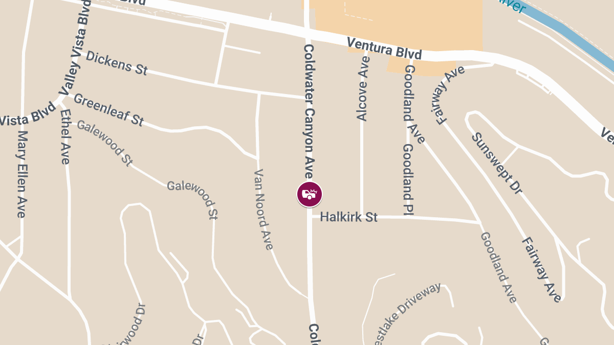 Injury Crash on Coldwater Canyon Ave