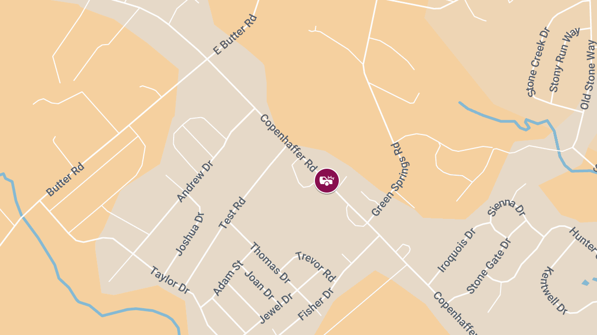 Injury Crash on Copenhaffer Rd