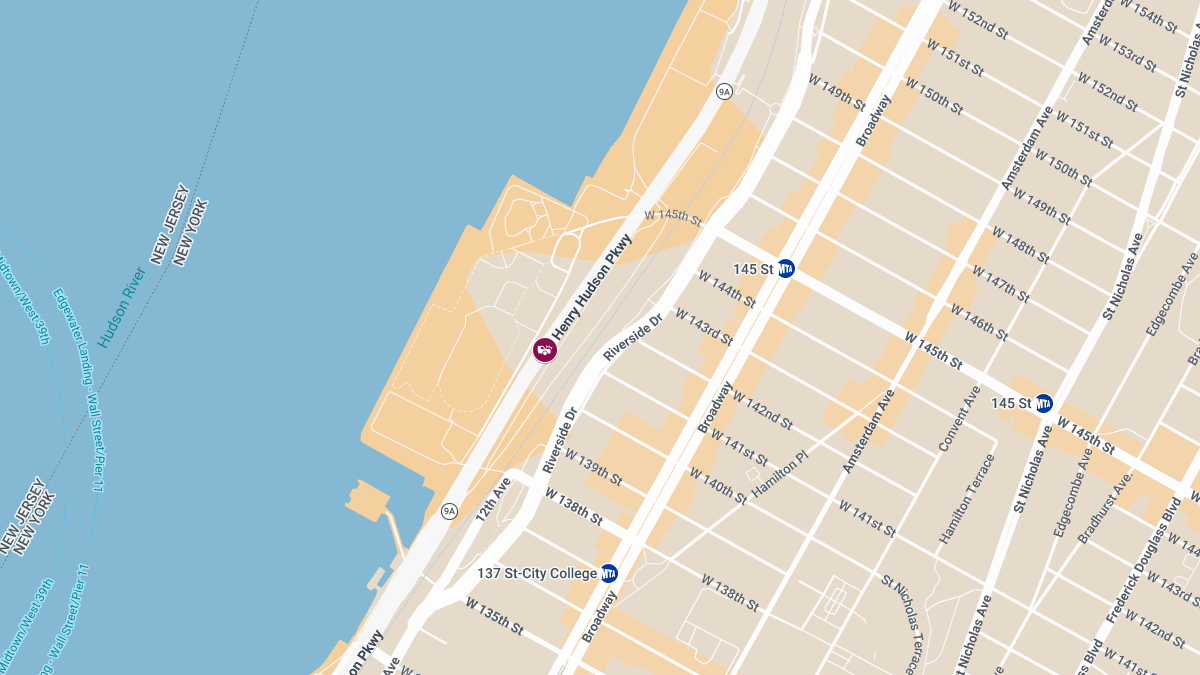 Injury Crash on Henry Hudson Pkwy N near Exit 14