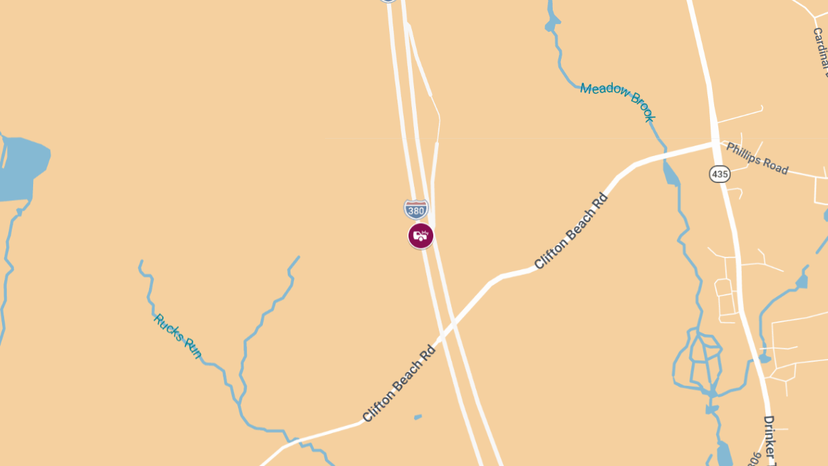 Injury Crash on I-380 SB Near MM 8.5