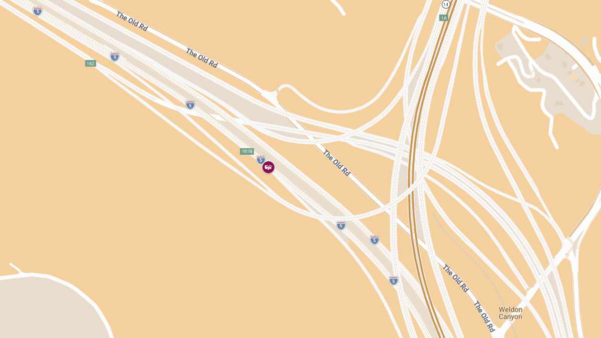 Injury Crash on I-5 Near SR-14