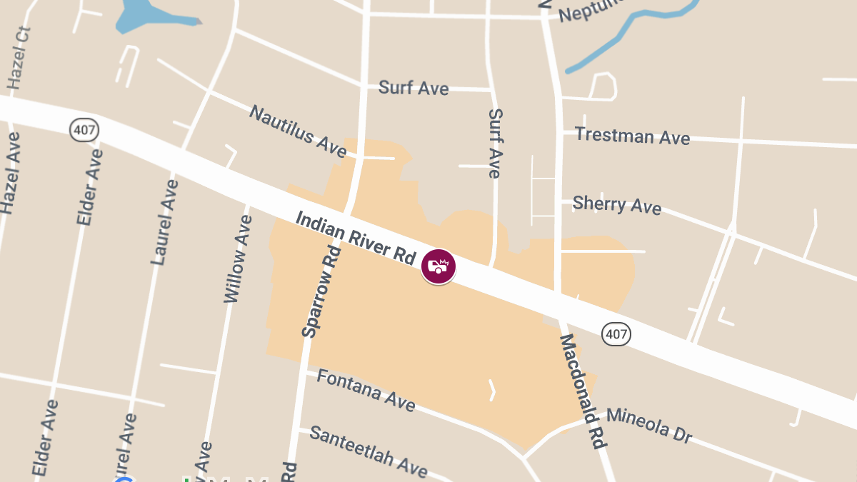 Injury Crash on Indian River Rd Near Sparrow Rd