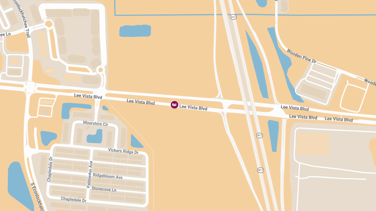 Injury Crash on Lee Vista Blvd Near SR 417