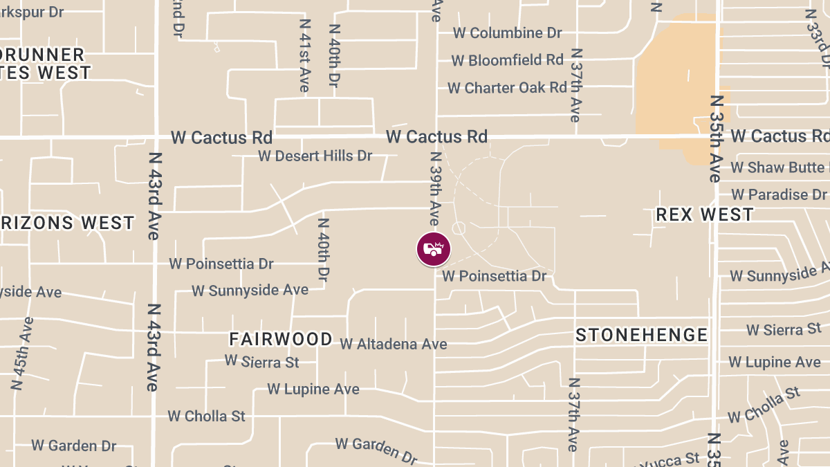 Injury Crash on N 39th Ave, Driver Missing