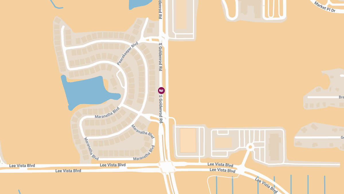 Injury Crash on S Goldenrod Rd Sends 2 to RMC