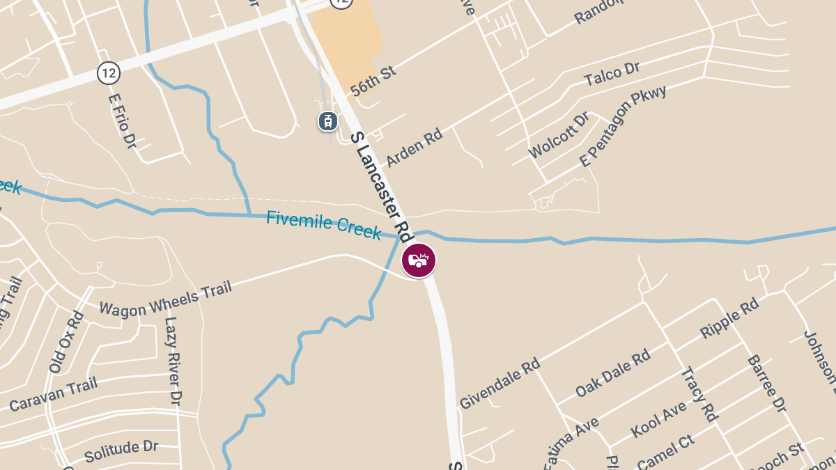 Injury Crash on S Lancaster Rd