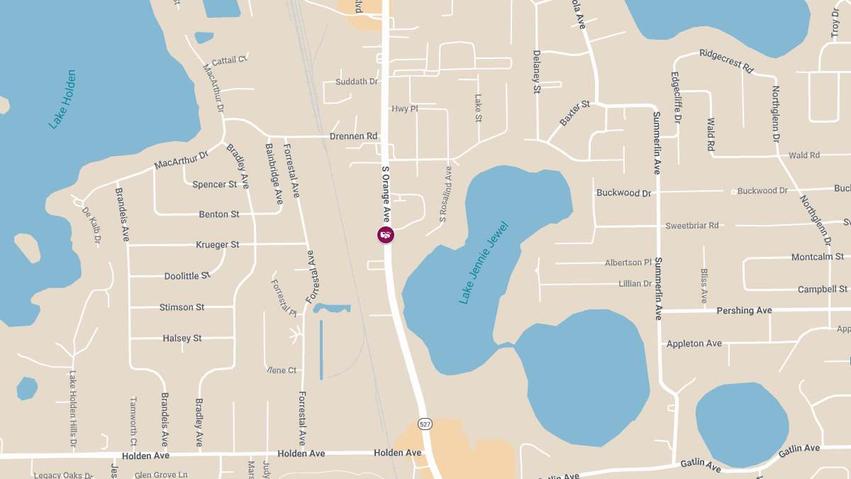 Injury Crash on South Orange Avenue