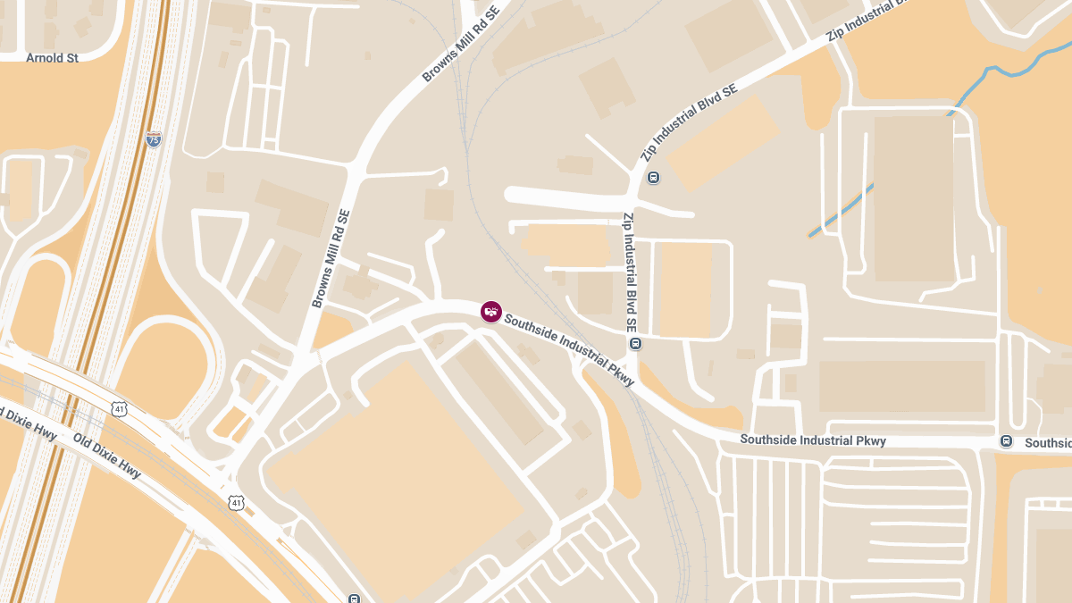 Injury Crash on Southside Industrial Pkwy