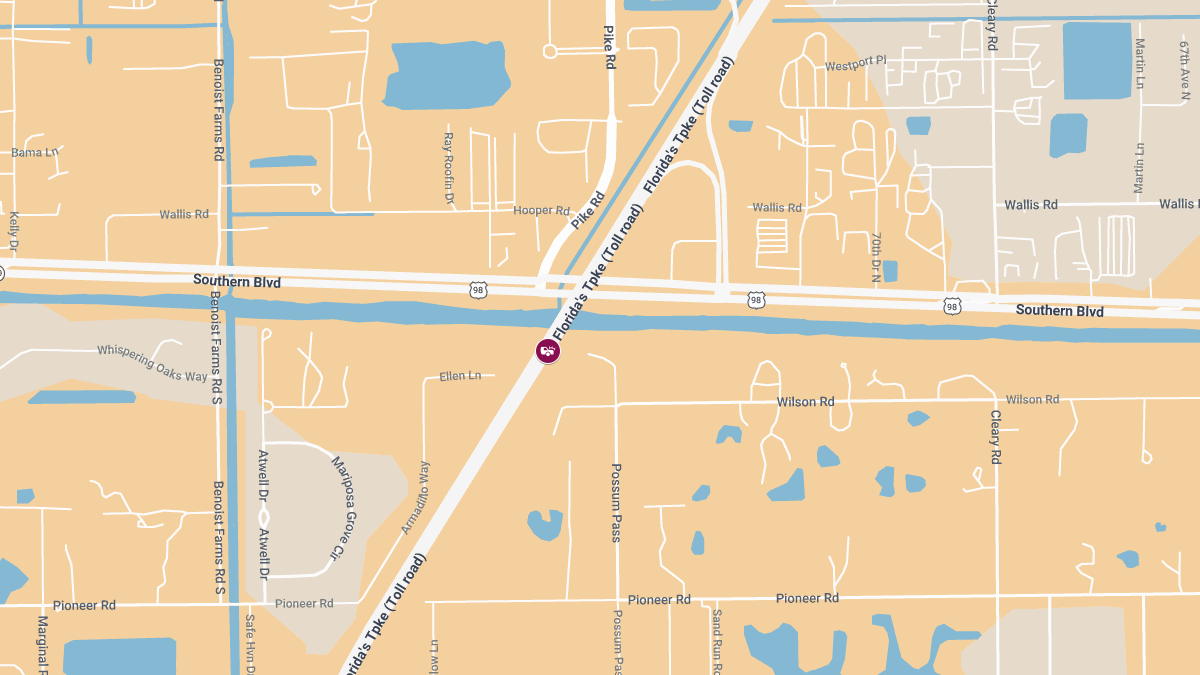 Injury Crash on Tpke Near Southern Blvd