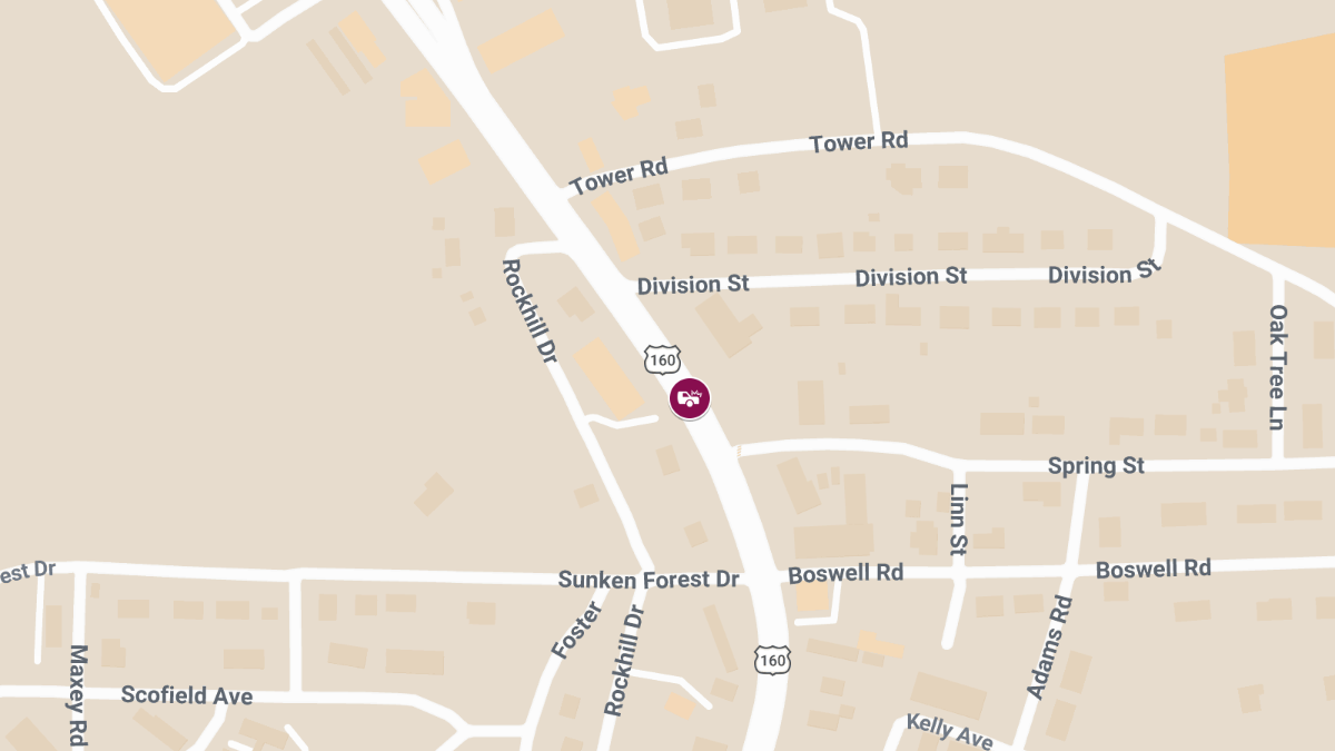 Injury Crash on US 160 Near Forsyth