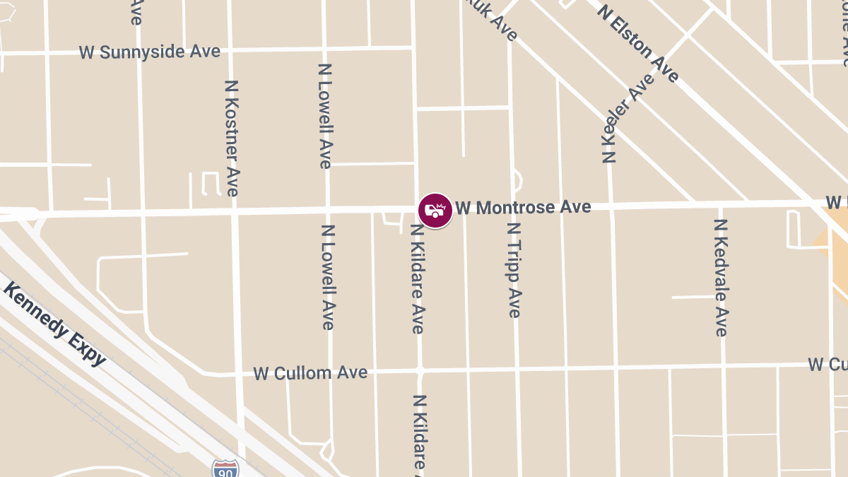 Injury Crash on W Montrose Ave