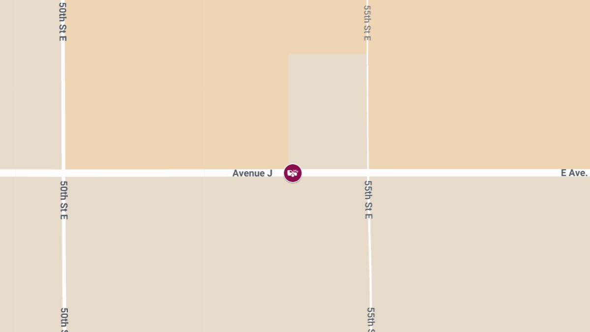 Injury Incident Involving RV on E Ave J