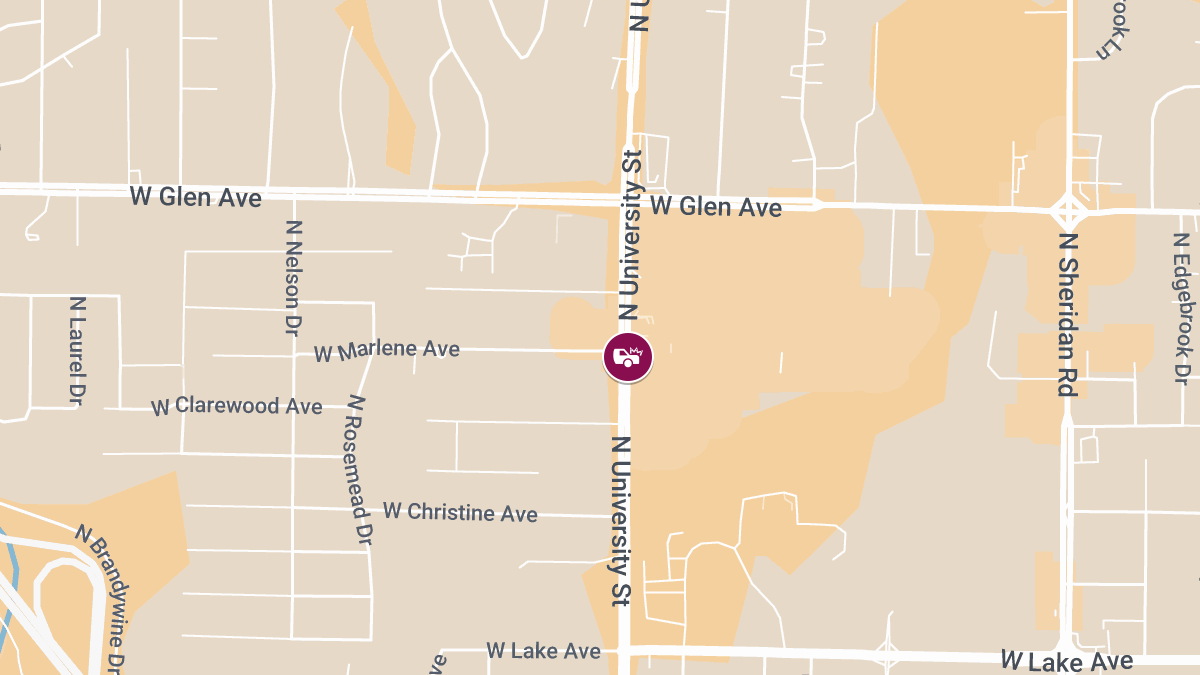 Injury Reported After Two‑Vehicle Accident Near N University St