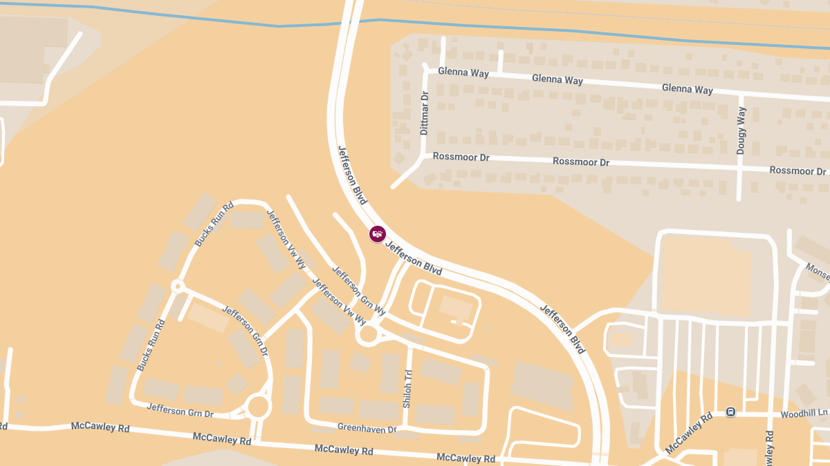 Injury Reported in Motorcycle Crash on Jefferson Boulevard