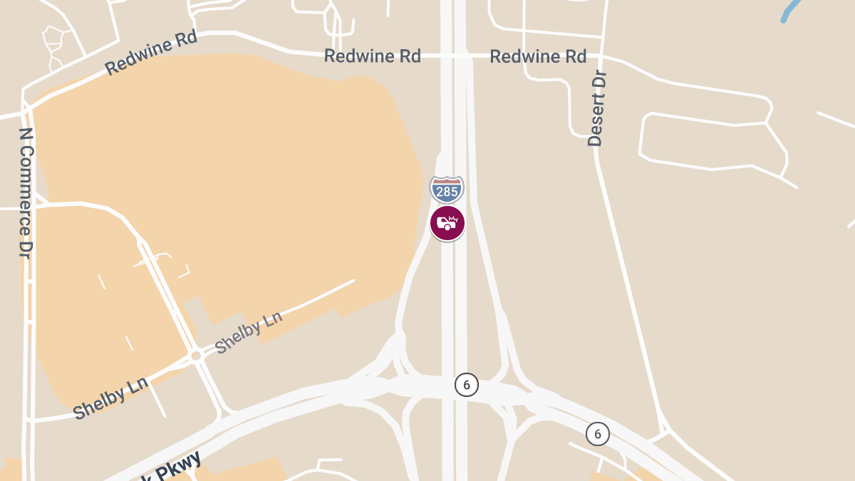 Injury Reported on I-285 Near Camp Creek Parkway