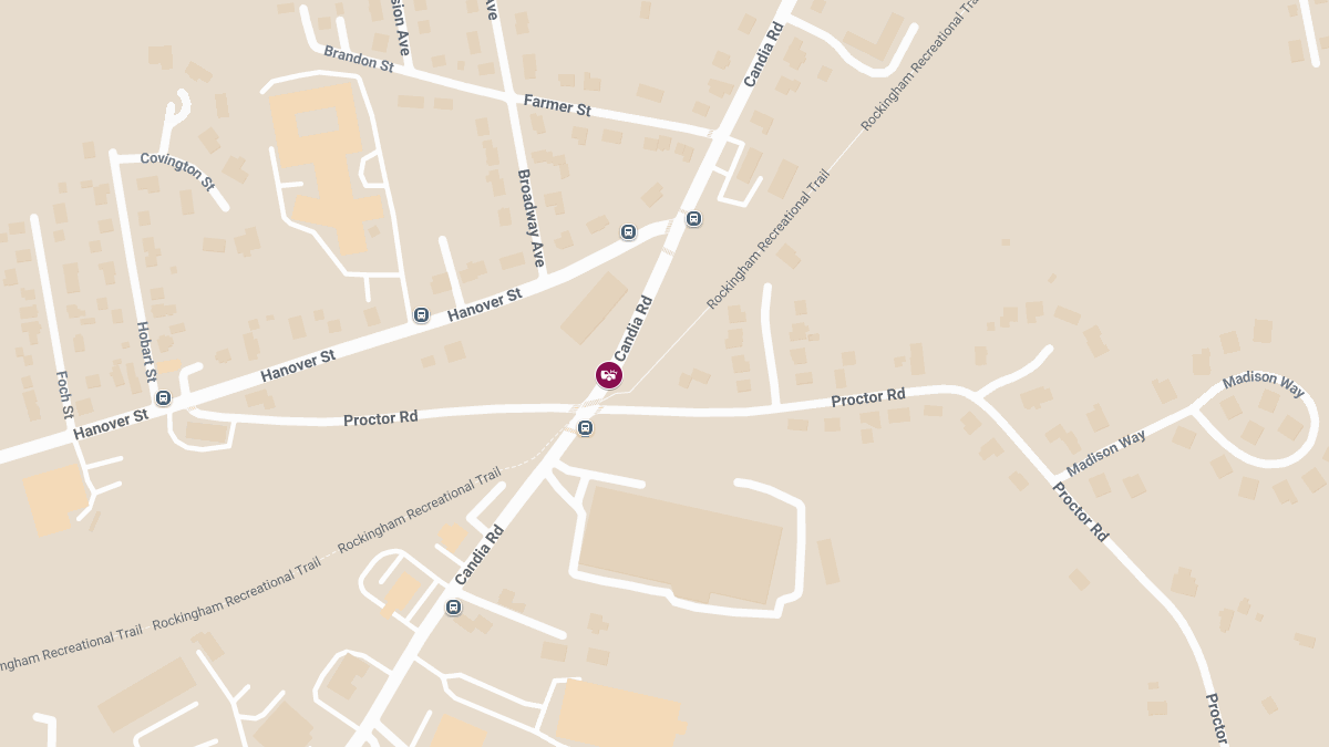 Injury accident on Candia Rd near Goldenrod