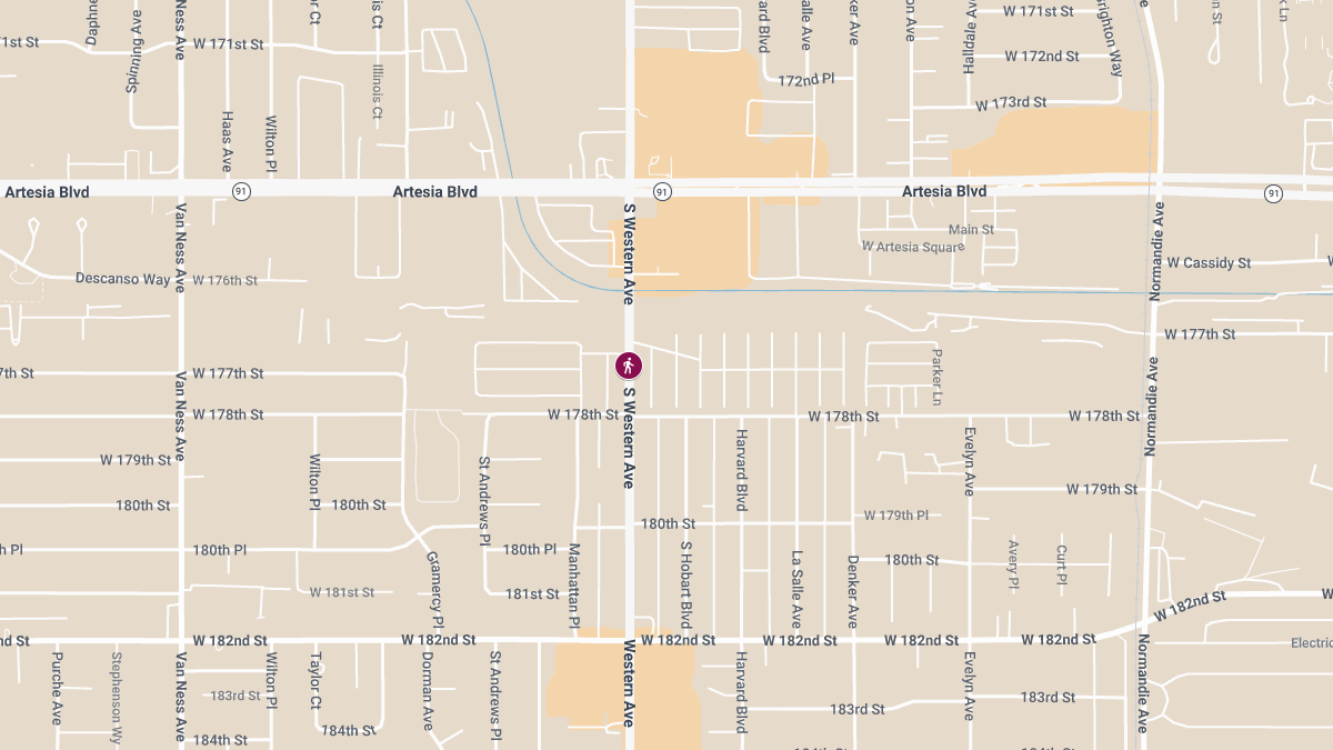 Injury in Pedestrian Crash on S Western Ave