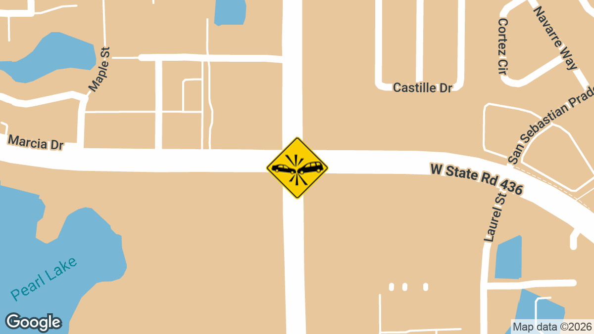 Interstate 4 westbound lanes between SR-434 and SR-436