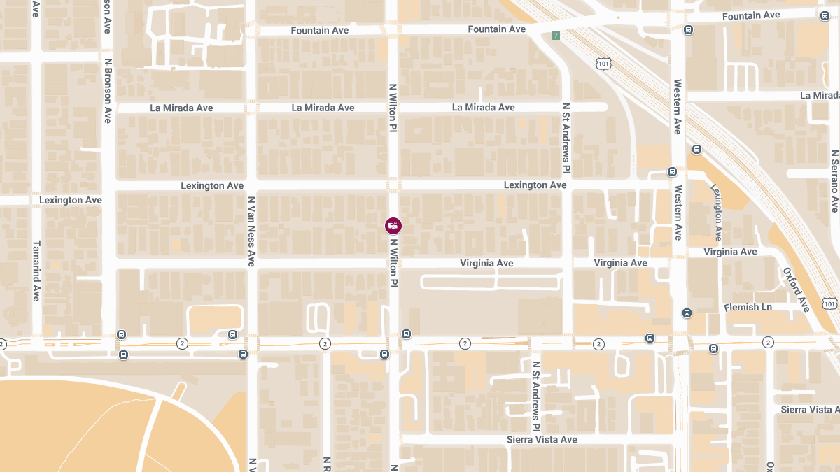 LAPD Cruiser Hit in Crash on Wilton Pl