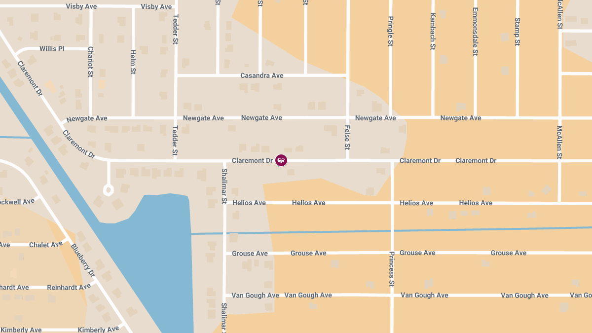 Late-Night Injury Crash on Claremont Dr